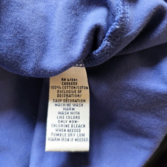 Polo Ralph Lauren Mens Golf Shirt 2XLT Royal Blue Short Sleeve Red Pony Logo - Picture 6 of 6